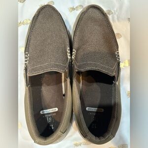 George Men's Casual Slip-On Shoes - Tan/Taupe Neutral Color. Mens Sz 12. GUC